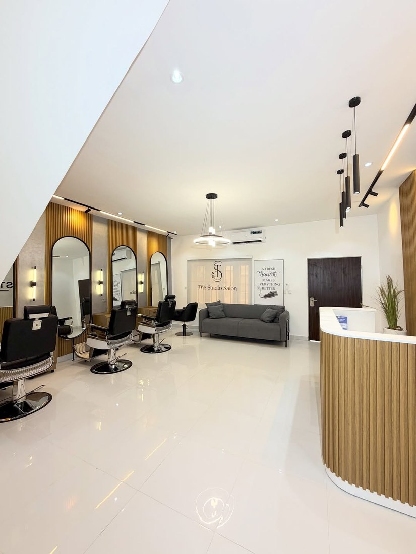 The Studio Salon styling area