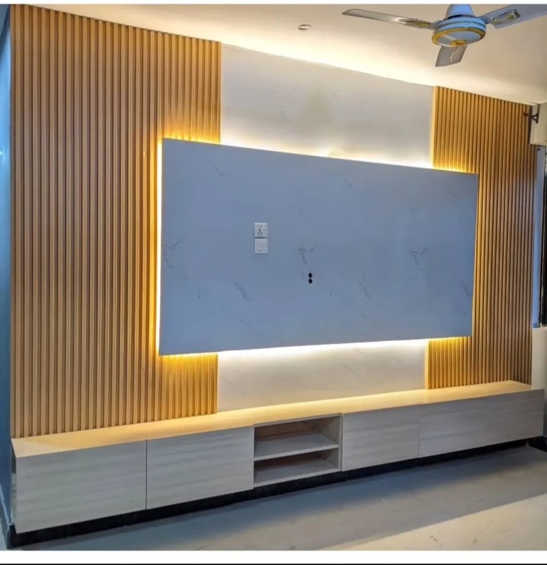 TV feature wall build
